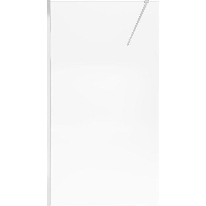 Душевая перегородка Qtap Walk-In Standard CRM2011.C8 (STDCRM2011C8, 110 см, стекло прозрачное, профиль хром), Доступные размеры: 110, Цвет производителя: хром, фото 