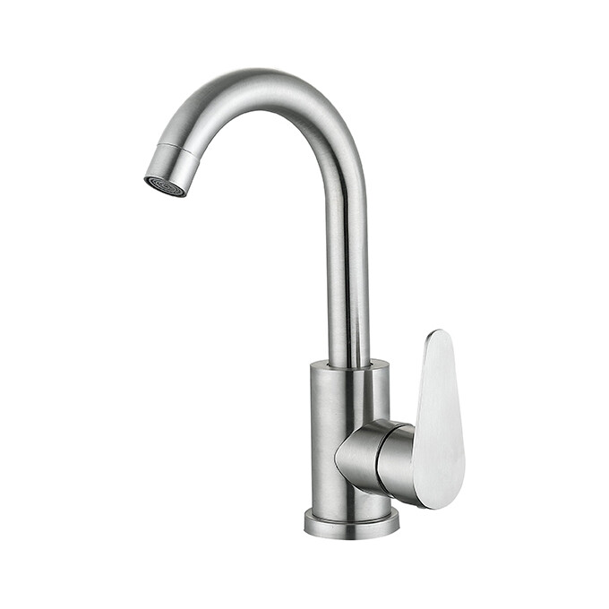 Смеситель для кухни Lidz Vida 03U-SFS (LDVID015F2NKS43353, никель), фото 