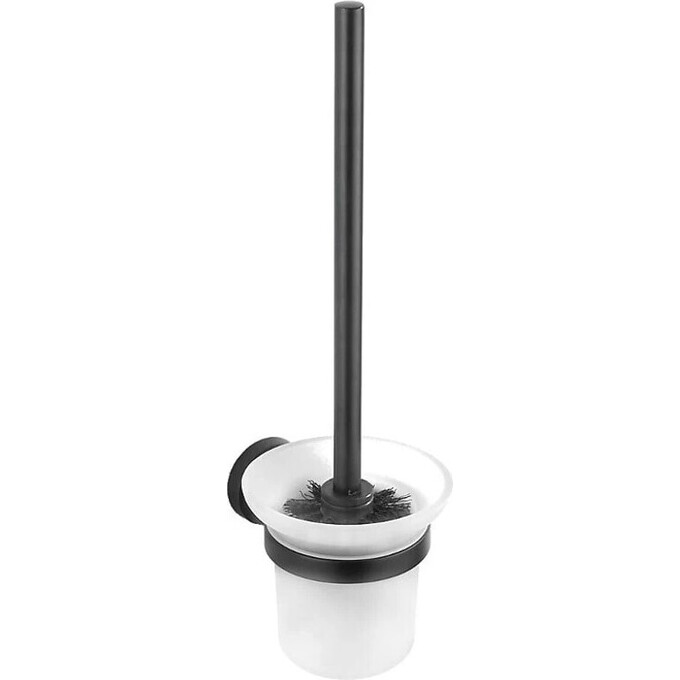 Ёршик для унитаза Mexen Remo Black MEX-7050750-70 (черный, настенный), Цвет производителя: черный, фото 