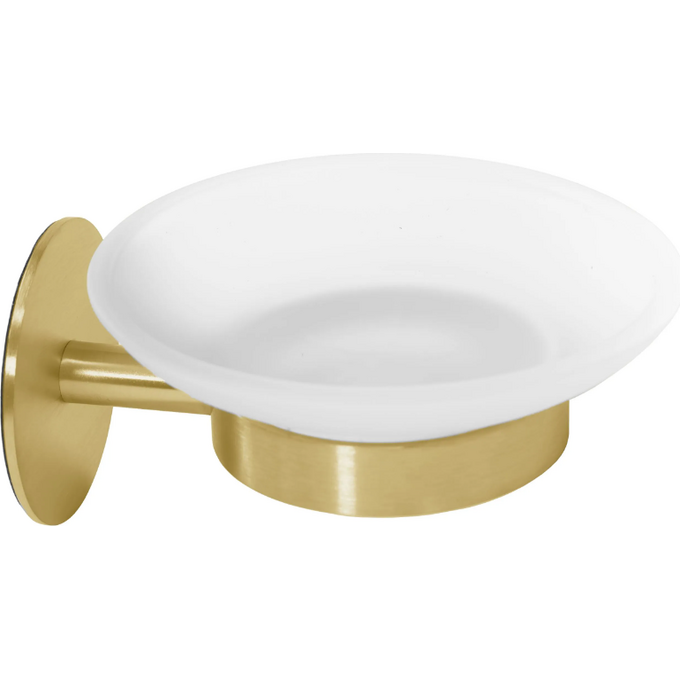 Мильниця Rea Brushed Gold REA-77054 (322218B, брашоване золото, настінна), Колір виробника: золото брошене (матове), фото , изображение 3