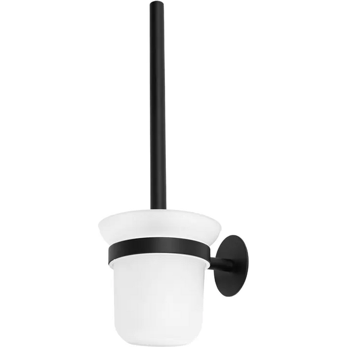 Йоржик для унітазу Rea Black REA-77013 (322222A, чорний, настінний), Колір виробника: чорний, фото , изображение 3