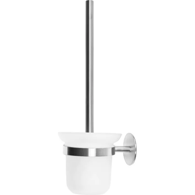 Ёршик для унитаза Rea Nickel REA-77011 (322222, никель, настенный), Цвет производителя: никель, фото 