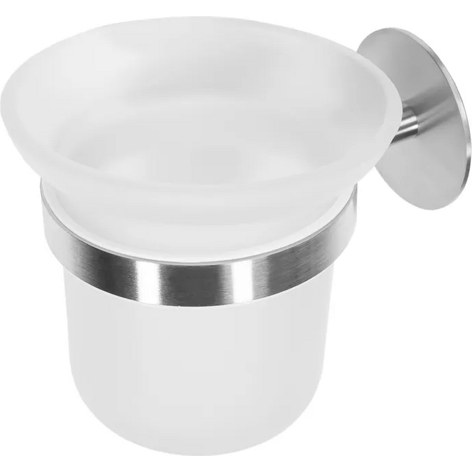 Ёршик для унитаза Rea Nickel REA-77011 (322222, никель, настенный), Цвет производителя: никель, фото 3