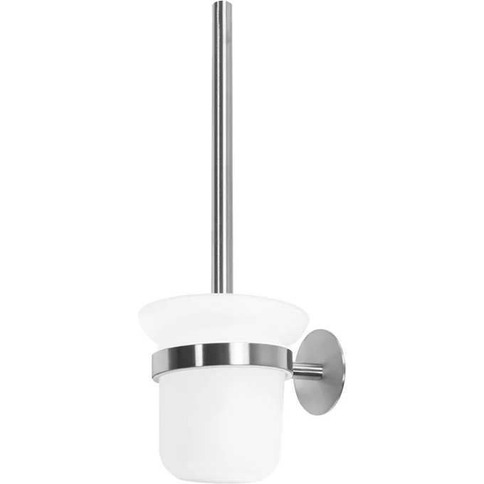 Ёршик для унитаза Rea Nickel REA-77011 (322222, никель, настенный), Цвет производителя: никель, фото 4