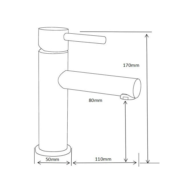 Смеситель для умывальника Mexen Elba Black MEX-74100-70 (черный), Цвет производителя: черный, фото 2