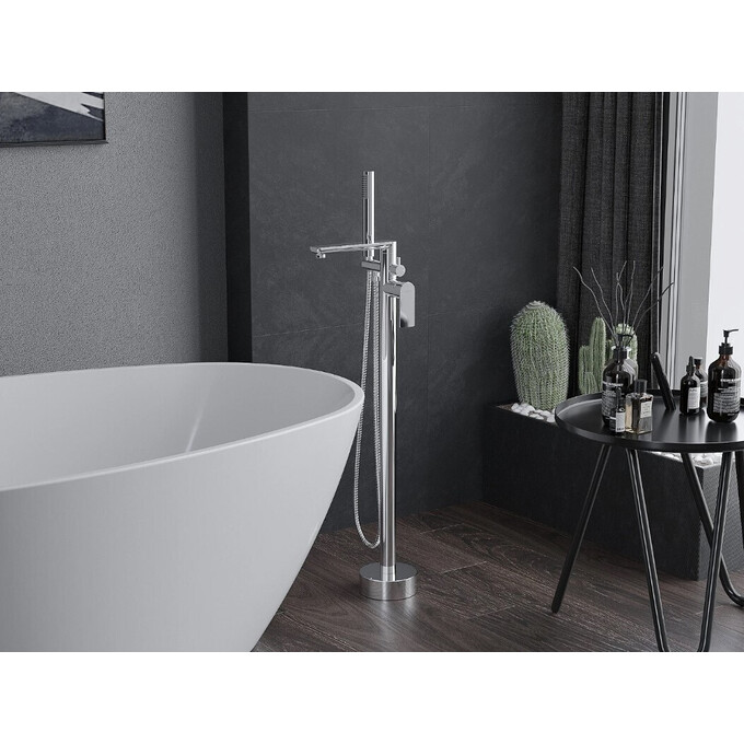 Смеситель для ванны Mexen Leda Chrome MEX-75633-00 (напольный), Цвет производителя: хром, фото 2