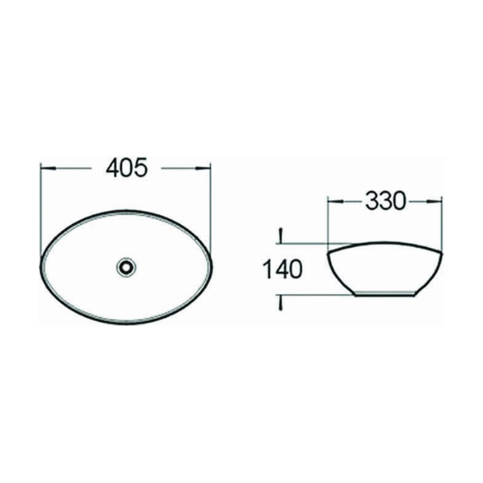 Раковина Mexen Elza Green Mat MEX-21014048 (40x33 см, світло-зелена матова, чаша), Колір виробника: світло-зелений матовий, фото , изображение 2