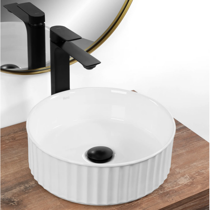 Раковина Rea Charlotte White REA-U6960 (36 см), фото , изображение 2