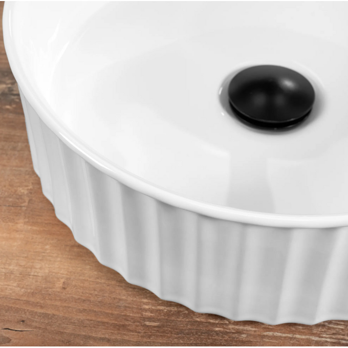 Раковина Rea Charlotte White REA-U6960 (36 см), фото , изображение 6