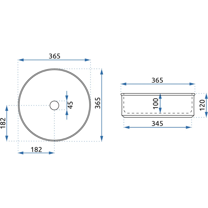 Раковина Rea Charlotte White REA-U6960 (36 см), фото , изображение 7