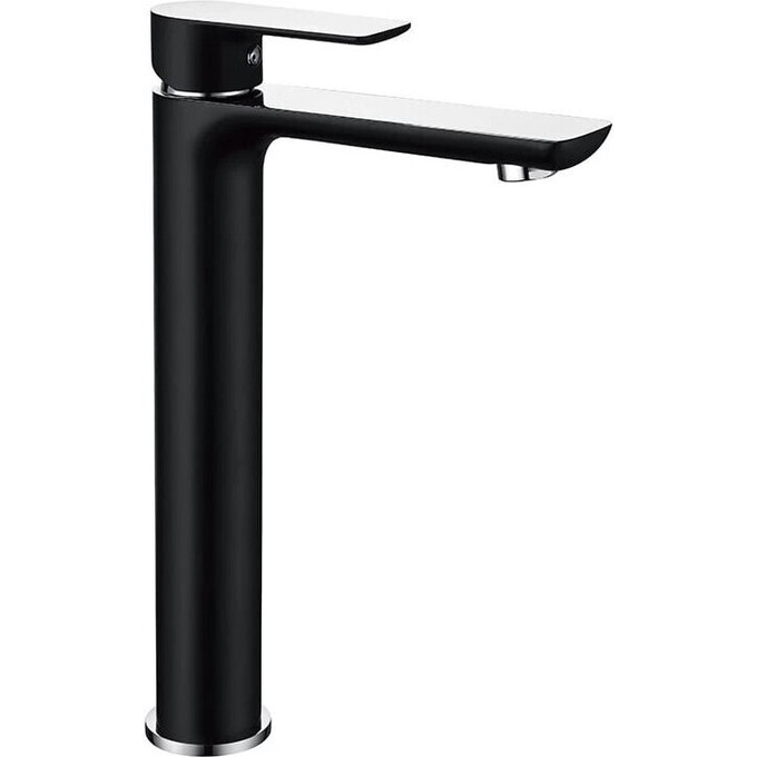 Змішувач для умивальника Mexen Alfa Black/Chrome MEX-745710-71 (чорний/хром, високий), Колір виробника: чорний, хром, фото 