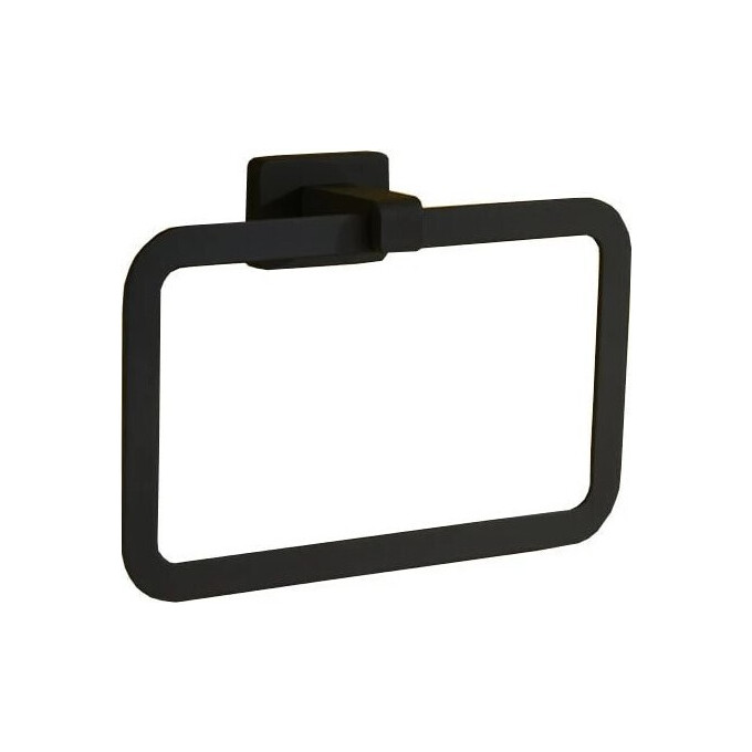 Полотенцедержатель Mexen Asis Black MEX-7017632-70 (черный, кольцо), Цвет производителя: черный, фото 