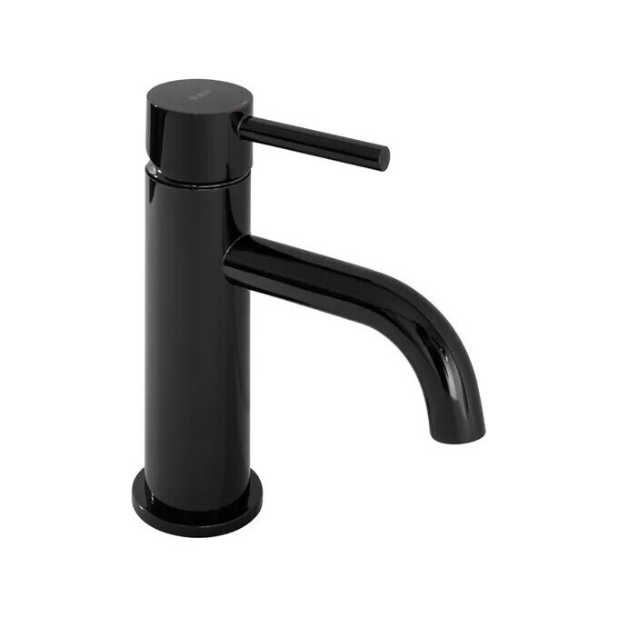 Змішувач для умивальника Rea Lungo Black Glossy REA-B0661 (чорний глянець), Колір виробника: чорний глянець, фото 