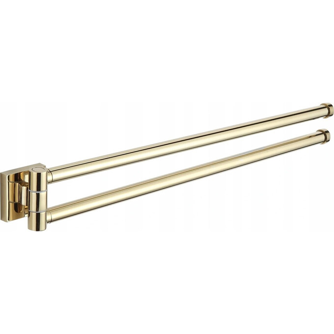 Рушникотримач Mexen Rufo Gold MEX-7050925-50 (золотий, подвійний, поворотний), Колір виробника: золото, фото 