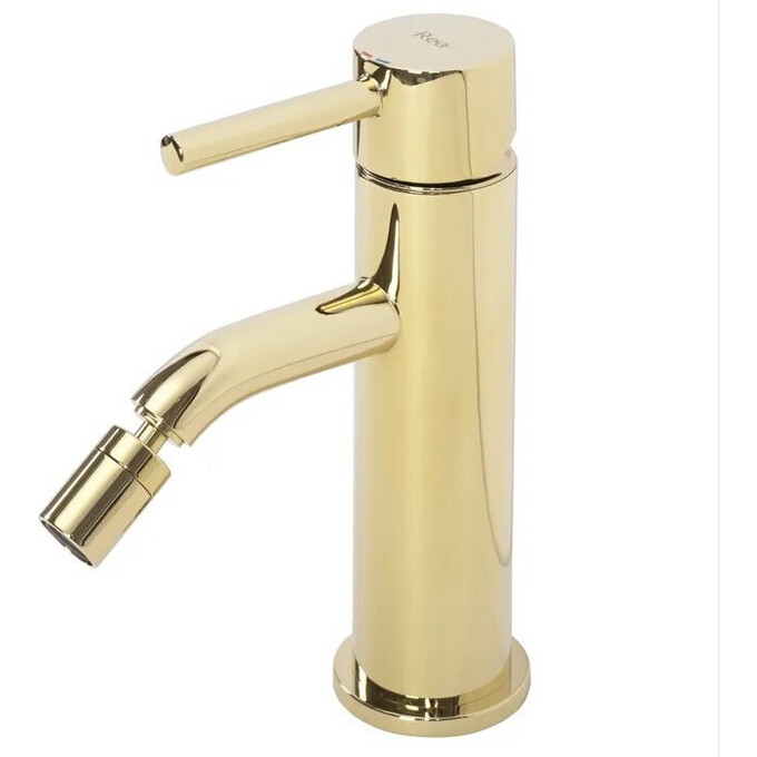 Змішувач для біде Rea Lungo Gold REA-B0668 (золотий), Колір виробника: золото, фото , изображение 3