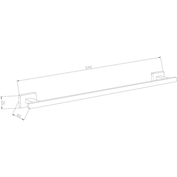 Рушникотримач Mexen Arno Chrome MEX-7020724-00, Колір виробника: хром, фото , изображение 2