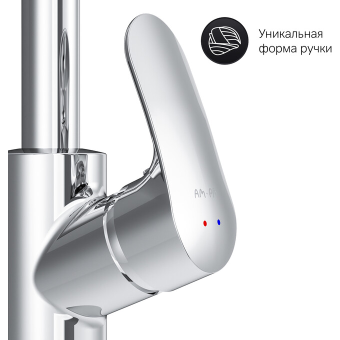 Смеситель для кухни Am.Pm Like F8005700 (с подключением питьевой воды), Цвет производителя: хром, фото 9