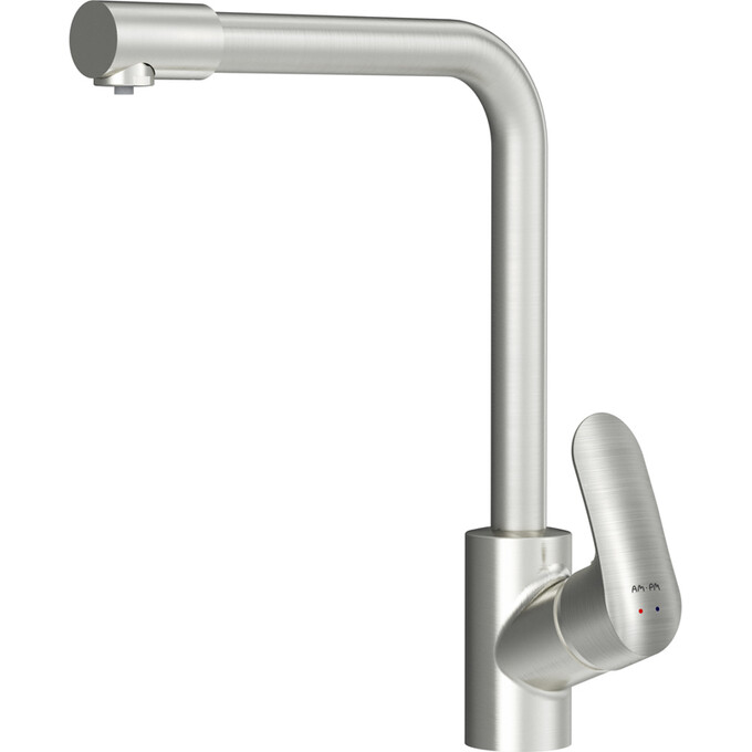 Смеситель для кухни Am.Pm Like F8005711 (сатин, с подключением питьевой воды), Цвет производителя: сатин, фото 