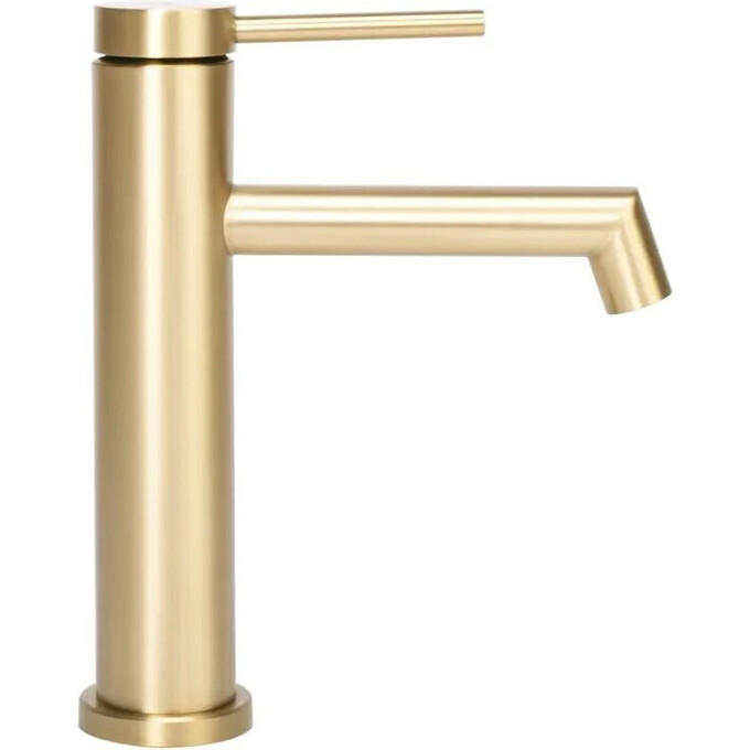 Змішувач для умивальника Rea Foss Brushed Gold REA-B5316 (брашоване золото), Колір виробника: золото брошене (матове), фото , изображение 2