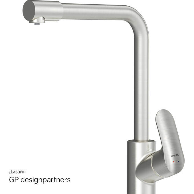 Смеситель для кухни Am.Pm Like F8005711 (сатин, с подключением питьевой воды), Цвет производителя: сатин, фото 11