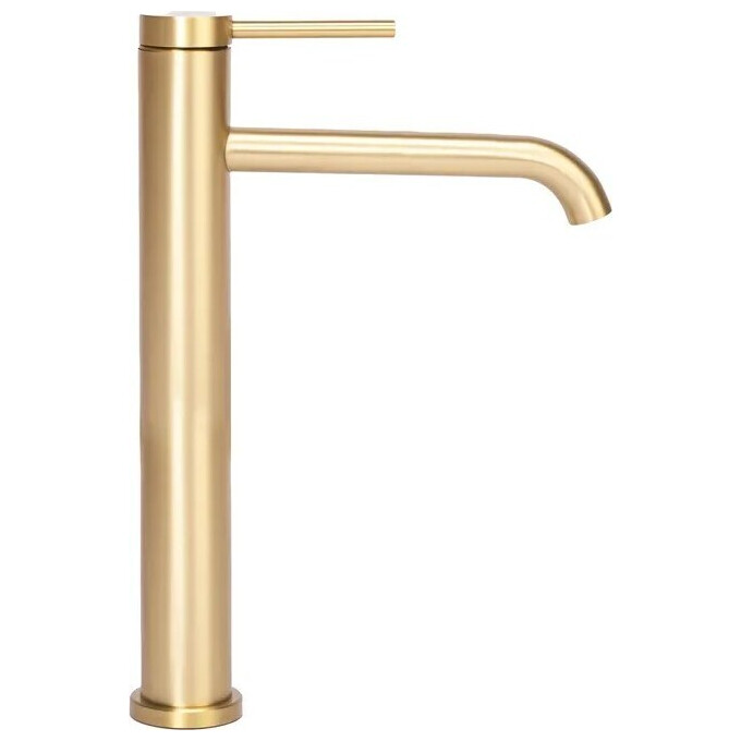 Змішувач для умивальника Rea Clif Brushed Gold High REA-B5329 (брашоване золото, високий), Колір виробника: золото брошене (матове), фото , изображение 2