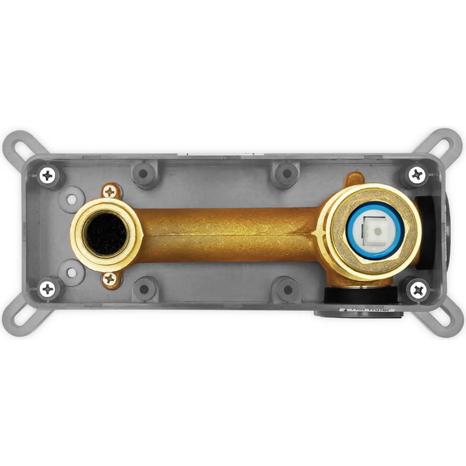 Змішувач прихованого монтажу для умивальника Rea Lungo Black Glossy REA-B4421 (чорний глянець, внутрішня частина в комплекті), Колір виробника: чорний глянець, фото , изображение 3