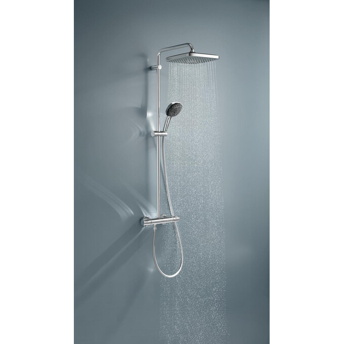 Душевая система с термостатом Grohe QuickFix Vitalio Start System 250 26696001, Цвет производителя: хром, фото 3