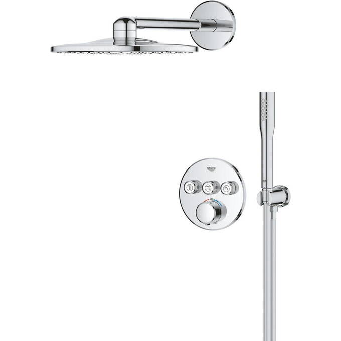 Душова система з термостатом Grohe QuickFix Precision SmartControl 34874000 (прихованого монтажу), фото , изображение 7