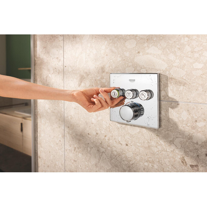 Душова система з термостатом Grohe QuickFix Precision SmartControl 34875000 (прихованого монтажу), фото , изображение 4