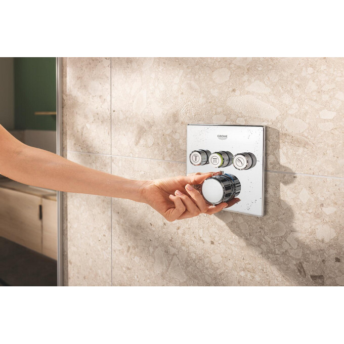 Душова система з термостатом Grohe QuickFix Precision SmartControl 34875000 (прихованого монтажу), фото , изображение 6