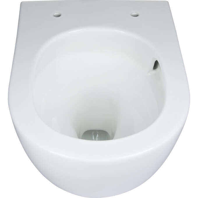 Комплект унитаз с инсталляцией 4 в 1 Qtap QT1333046EUQW45146: подвесной унитаз с сиденьем Robin QT1333046EUQW + инсталляция Nest ST QT0133M425 + клавиша смыва Nest QT0111M11112CRM + звукоизоляционная прокладка, фото 5