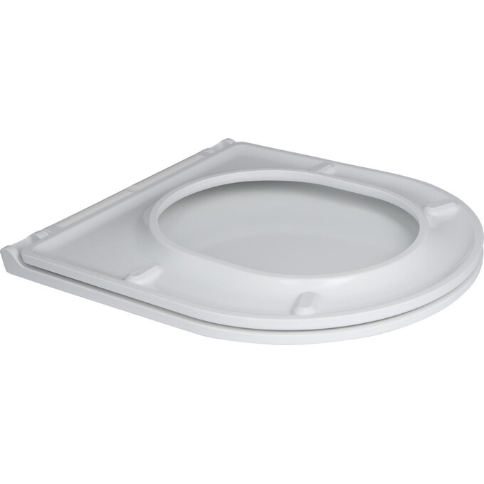 Комплект унитаз с инсталляцией 4 в 1 Qtap QT1333046EUQW45147: подвесной унитаз с сиденьем Robin QT1333046EUQW + инсталляция Nest ST QT0133M425 + клавиша смыва Nest QT0111M08V1384W + звукоизоляционная прокладка, фото 8