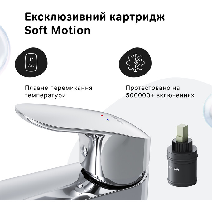 Змішувач для умивальника Am.Pm Like F8092000 (високий), фото , изображение 13