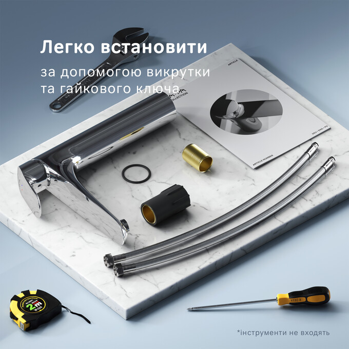 Змішувач для умивальника Am.Pm Like F8092000 (високий), фото , изображение 17