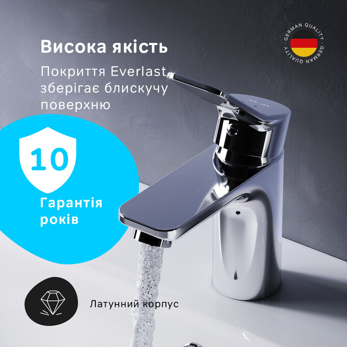 Змішувач для умивальника Am.Pm X-Joy F85A02100, фото , изображение 8