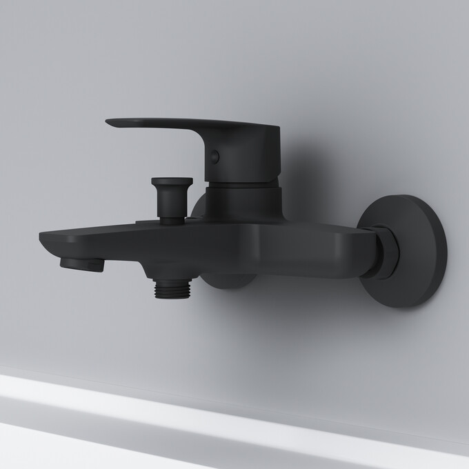 Смеситель для ванны Am.Pm Gem F90E10022 (черный), фото 5