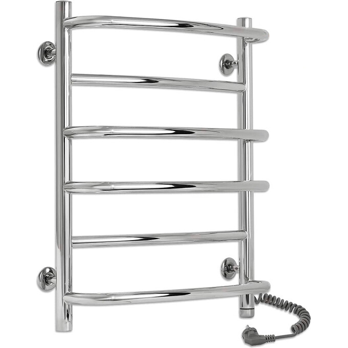 Электрический полотенцесушитель Laris Евромикс П6 73207677 (450x600, хром/белый/черный/золото/бронза, правый, сенсорный, с таймером), Доступные размеры: 450 x 600, Подключение полотенцесушителя: правое, фото 