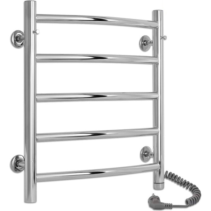 Электрический полотенцесушитель Laris Классик П5 73207722 (450x500, хром/белый/черный/золото/бронза, правый, сенсорный, с таймером), фото 