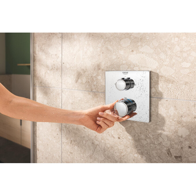 Душевая система с термостатом Grohe QuickFix Precision Thermostat 34882000 (скрытого монтажа), Цвет производителя: хром, фото 5