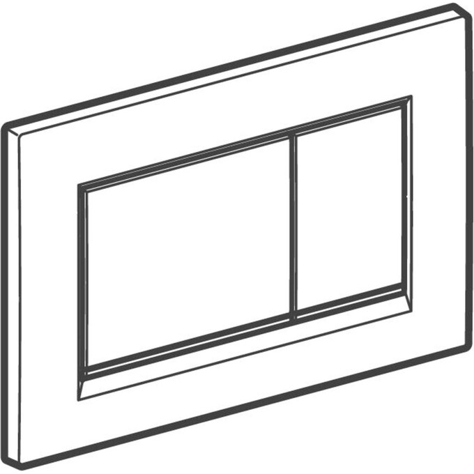 Кнопка для унитаза Geberit Sigma30 115.883.KK.1 (белый глянец/позолота), Цвет производителя: белый глянец, позолота, фото 2