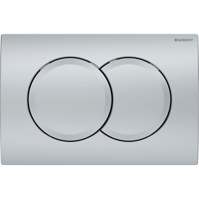 Змивна клавіша Geberit Delta01 115.107.46.1 (матовий хром), Колір виробника: сатин (хром матовий), фото 