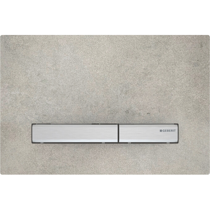 Змивна клавіша Geberit Sigma50 115.788.JV.2 (бетон/хром), Колір виробника: бетон, хром, фото 