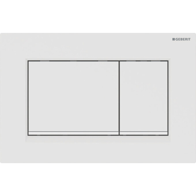 Смывная клавиша Geberit Sigma30 115.883.01.1 (белый матовый/белый глянец), Цвет производителя: белый матовый, белый глянец, фото 