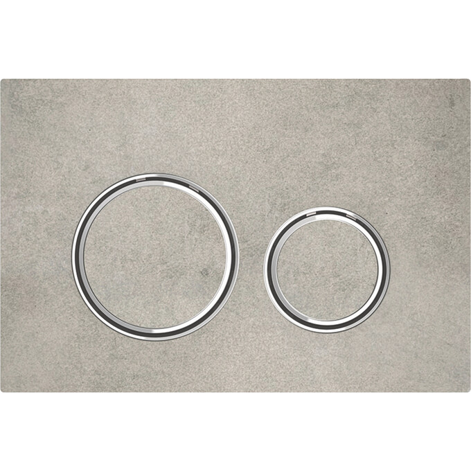 Смывная клавиша Geberit Sigma21 115.884.JV.1 (бетон/хром), Цвет производителя: бетон, хром, фото 