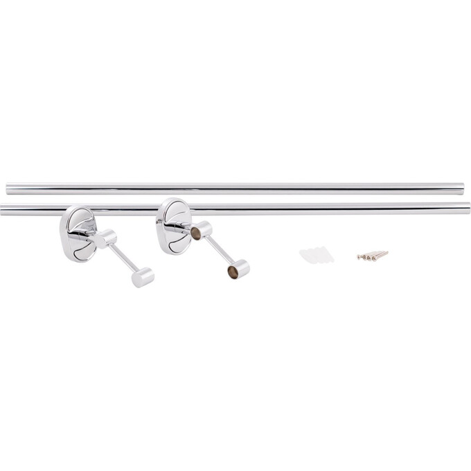 Полотенцедержатель Lidz Oreo 0102 Chrome (LDORE0102CRM22082, двойной), фото 2