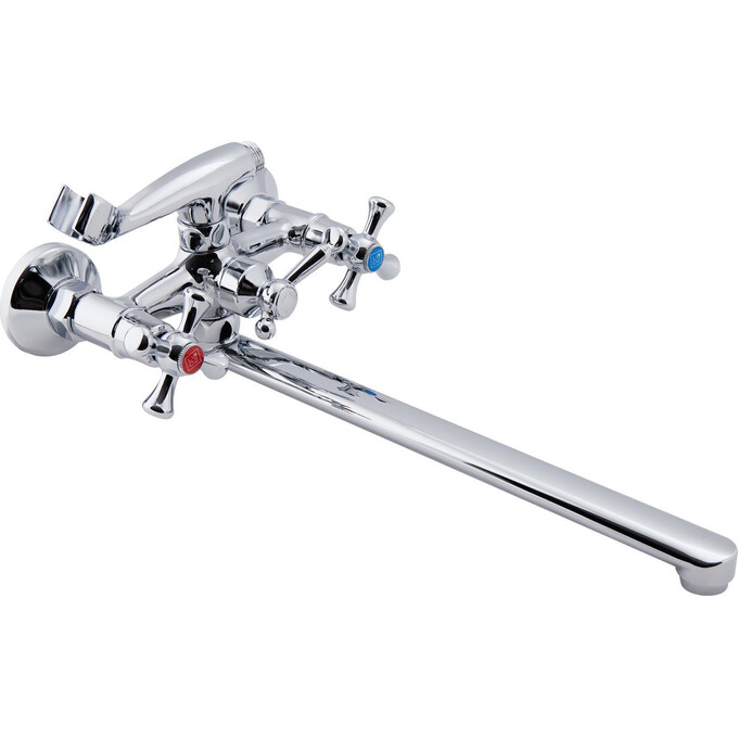 Смеситель для ванны Lidz Lamb 143 (LDLAM143CRM22143, с лейкой и шлангом), фото 2