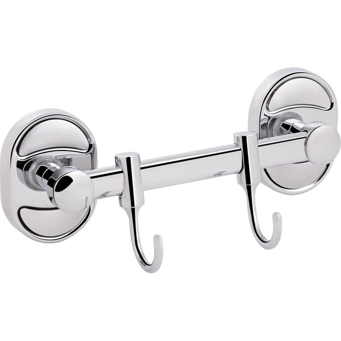 Крючок для ванной Lidz Oreo 0802 Chrome (LDORE0802CRM22173, двойной), фото 