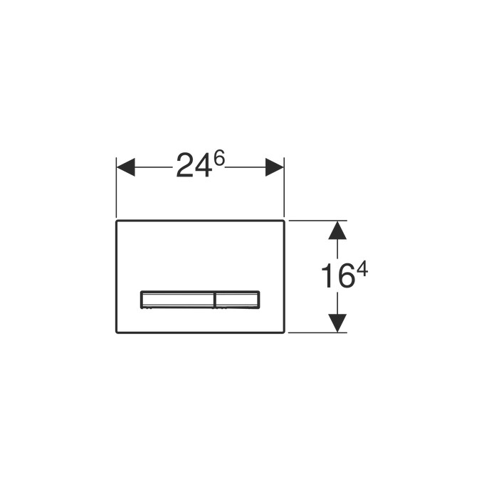 Смывная клавиша Geberit Sigma50 115.670.QB.2 (красное золото матовое/красное золото), Цвет производителя: красное золото матовое, красное золото, фото 3