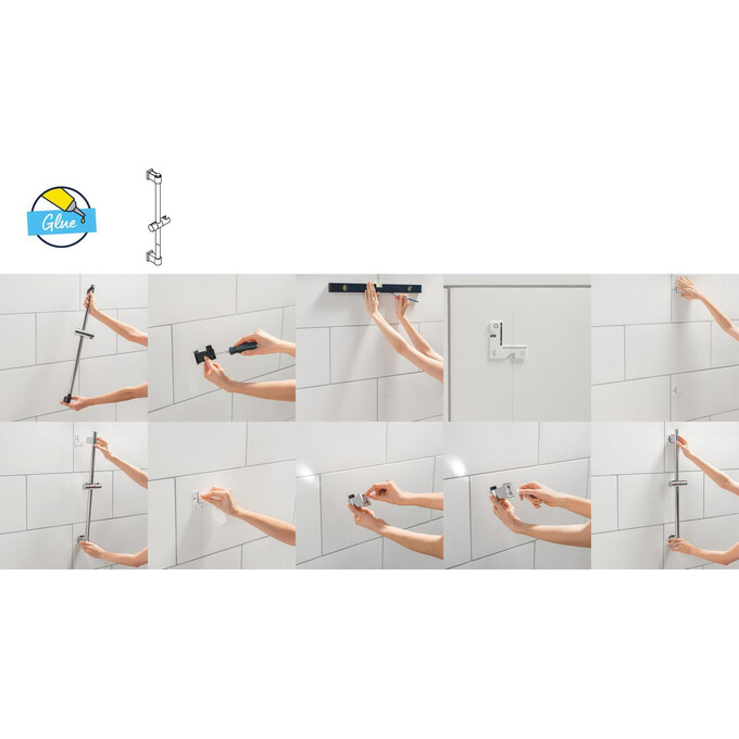 Комплект смесителей для ванной комнаты Grohe QuickFix Start Edge ColdStart S-Size UA202501SE (23900001+24198001+27942001), фото 18