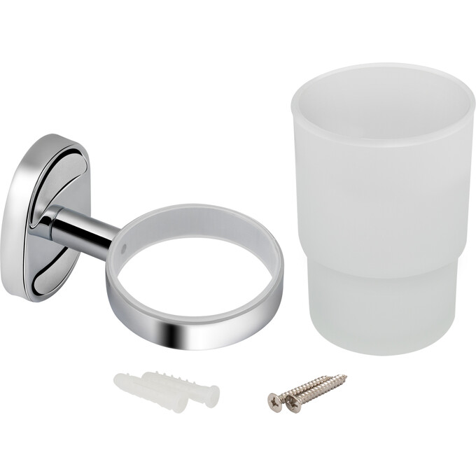 Стакан для зубных щеток Lidz Oreo 0401 (LDORE0401CRM22163, настенный), фото 3